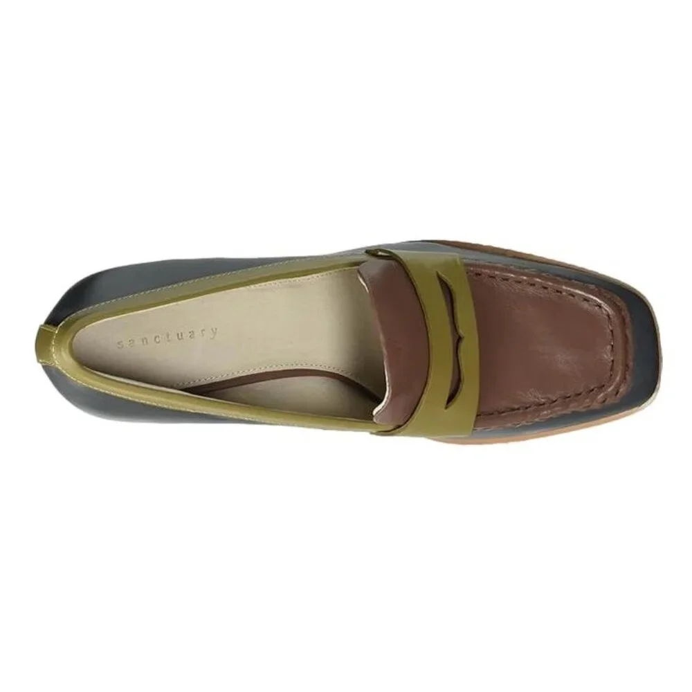 Sanctuary Women's Cadence Loafers Magenta Carmel Butternut Size 9M